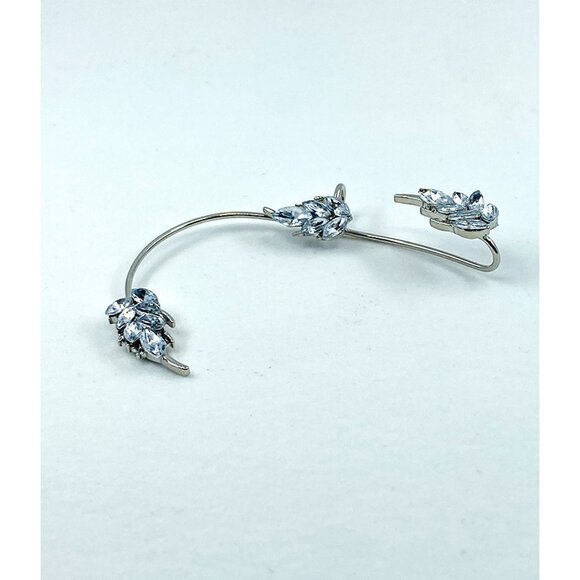 Left Ear Cubic Zirconia Climber Ear Cuff Crawler NWT - Picture 3 of 5